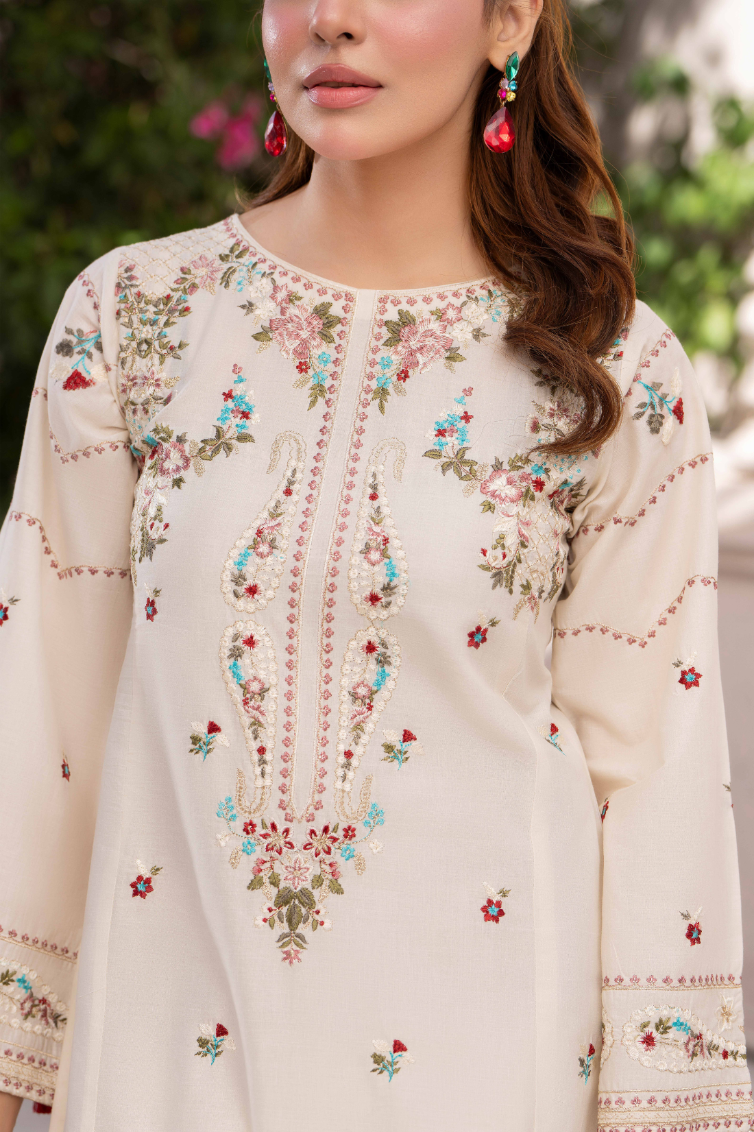 Ivory Gulnaar - 3pc Suit Ready to wear