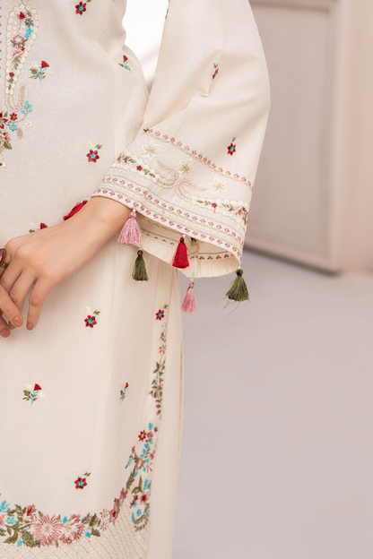 Ivory Gulnaar - 3pc Suit Ready to wear