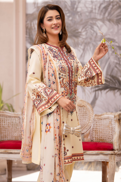 Nigar-e-Kash - 3pc Suit Ready to wear