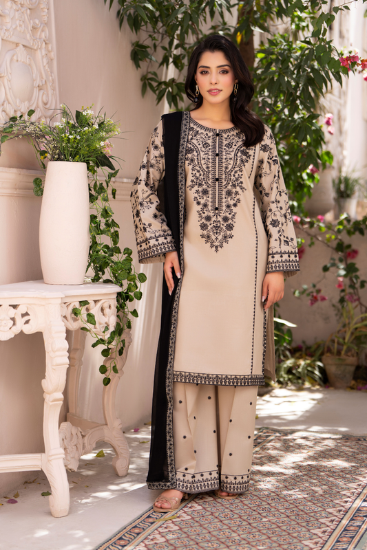 Noir-e-Zainab - 3pc Suit Ready to wear