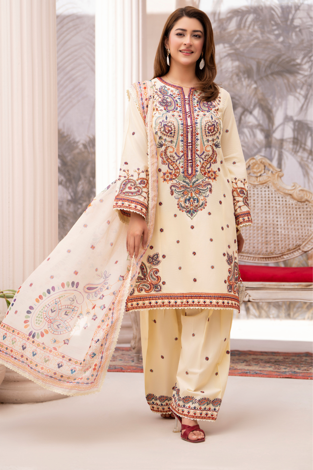 Nigar-e-Kash - 3pc Suit Ready to wear