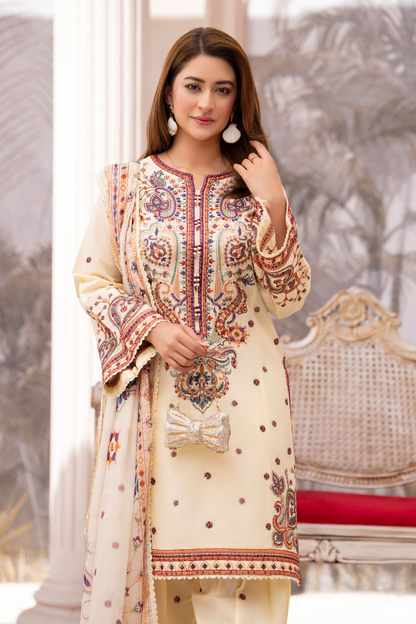 Nigar-e-Kash - 3pc Suit Ready to wear