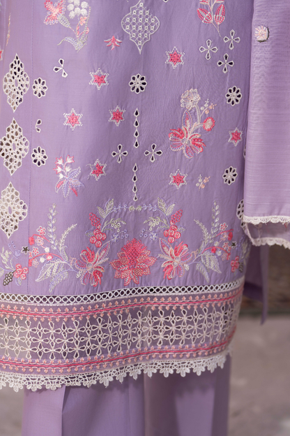Lilac Gulnaar - 3pc Suit Ready to wear
