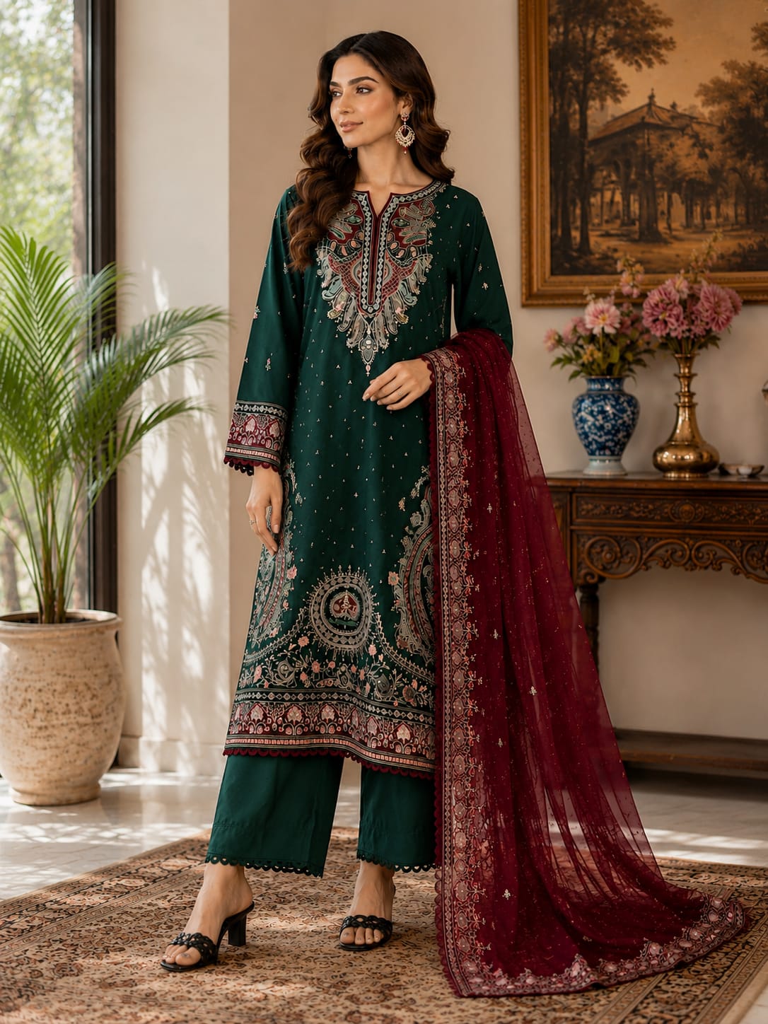 Aks- 3pc Suit Ready to wear